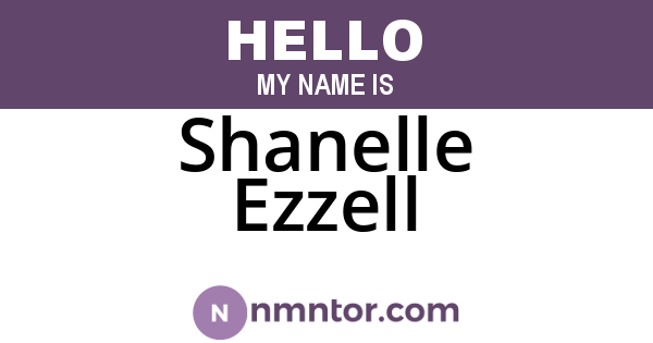 Shanelle Ezzell