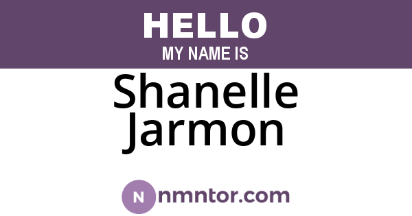 Shanelle Jarmon