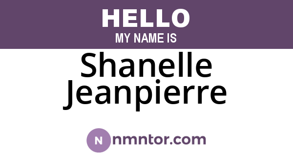 Shanelle Jeanpierre