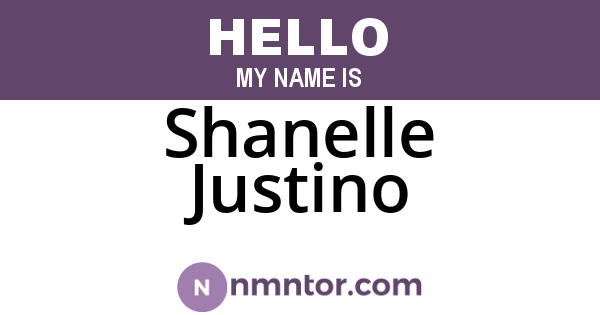 Shanelle Justino