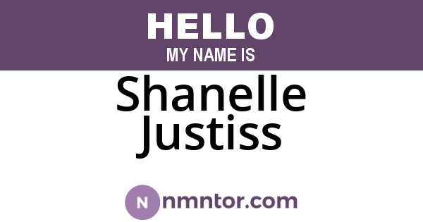 Shanelle Justiss