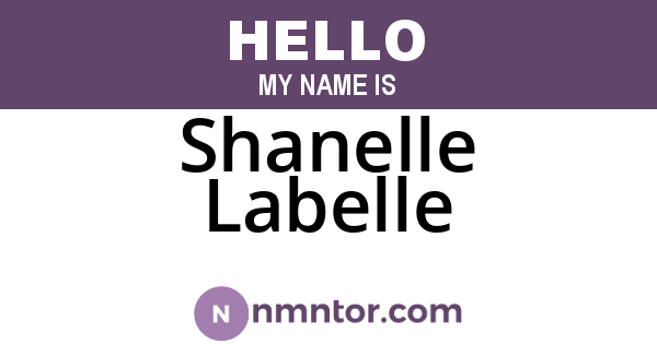 Shanelle Labelle