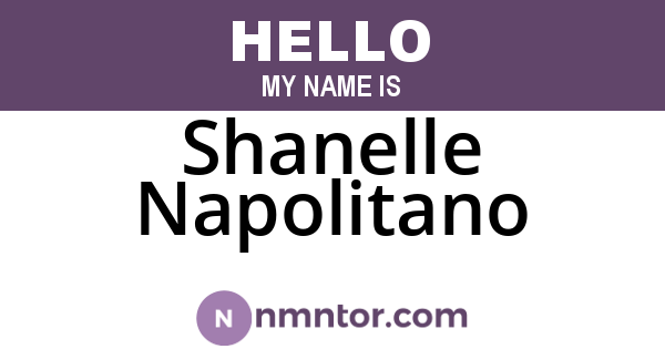 Shanelle Napolitano