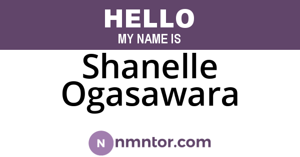 Shanelle Ogasawara