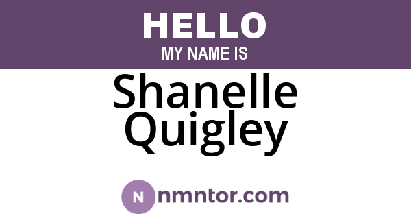 Shanelle Quigley