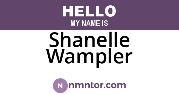 Shanelle Wampler