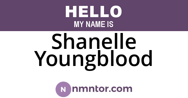 Shanelle Youngblood