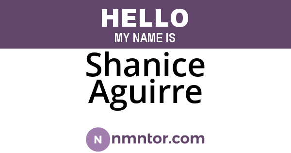 Shanice Aguirre