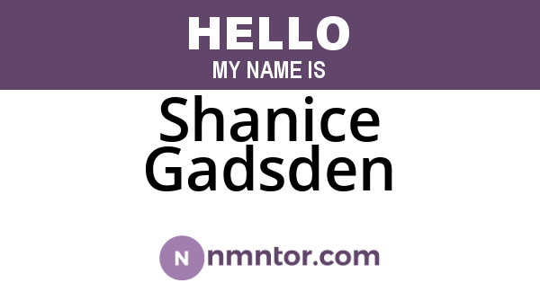Shanice Gadsden