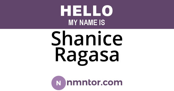 Shanice Ragasa