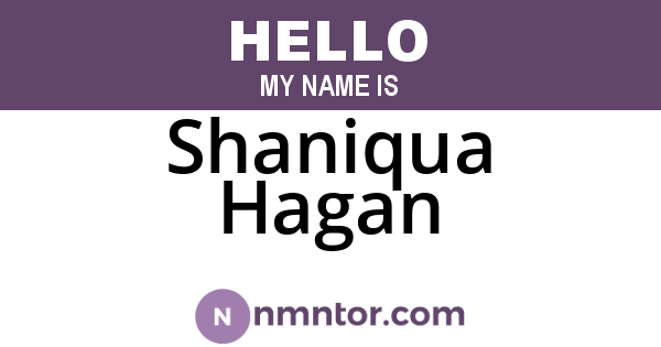 Shaniqua Hagan