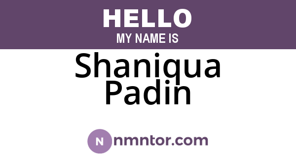 Shaniqua Padin