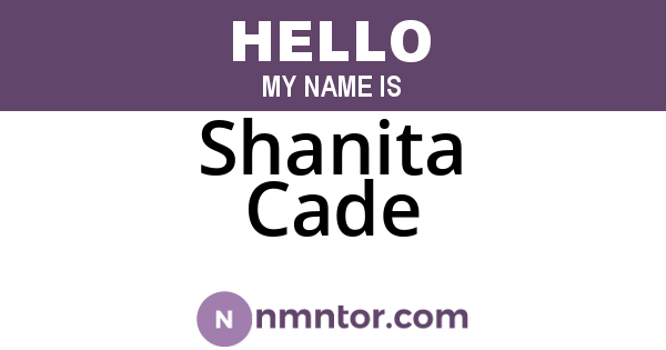 Shanita Cade