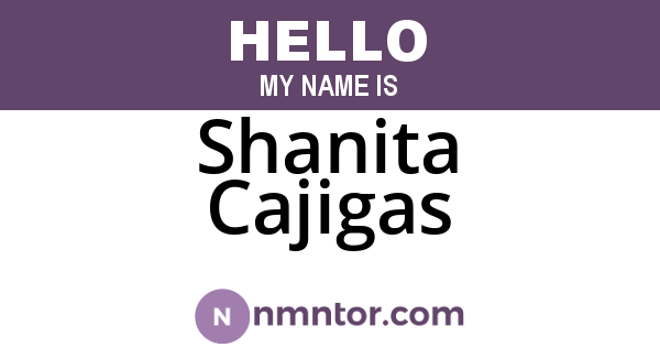 Shanita Cajigas