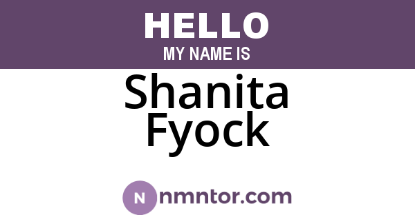 Shanita Fyock