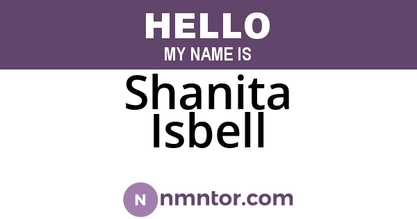 Shanita Isbell