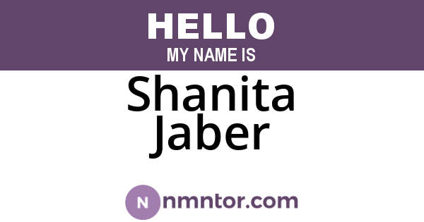Shanita Jaber