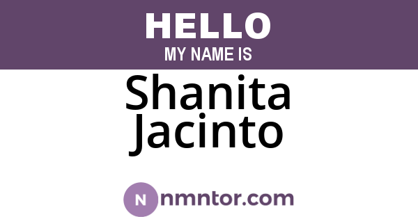 Shanita Jacinto