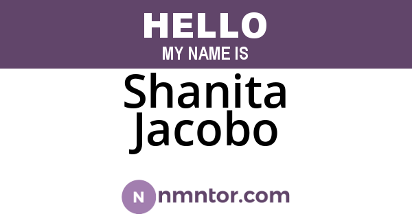 Shanita Jacobo