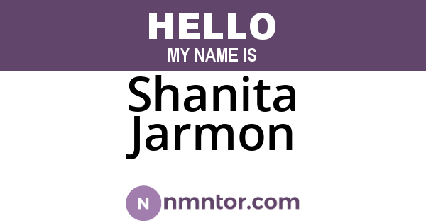 Shanita Jarmon