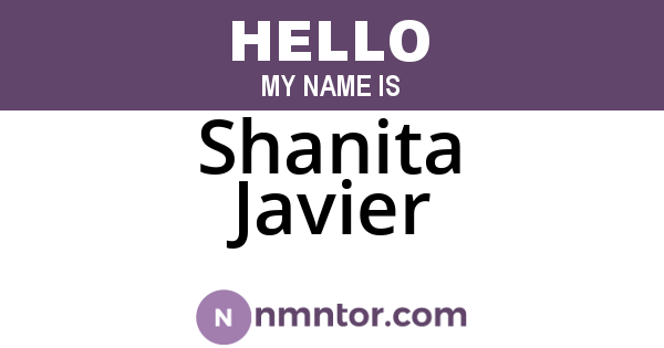 Shanita Javier