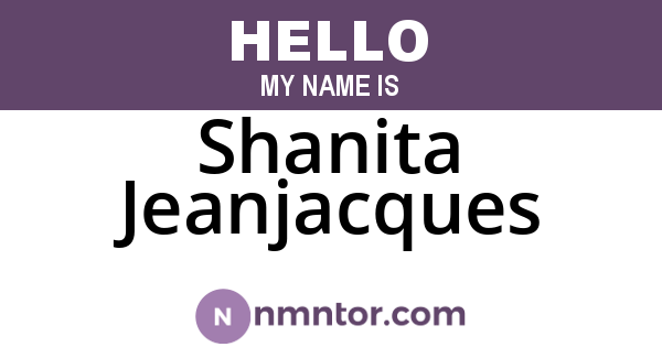 Shanita Jeanjacques