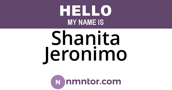 Shanita Jeronimo