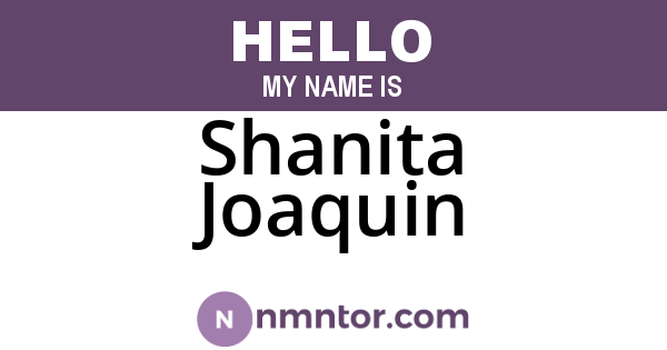Shanita Joaquin