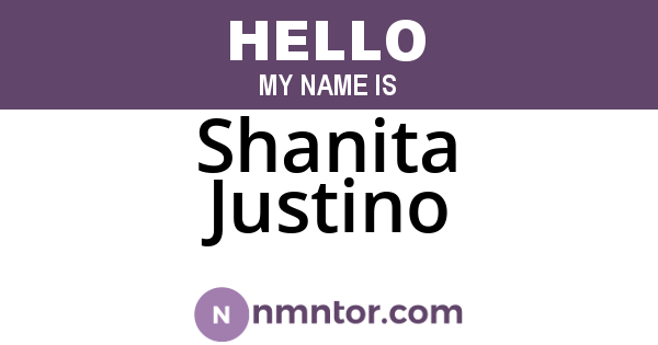 Shanita Justino