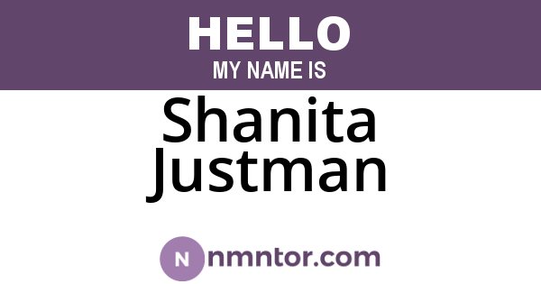 Shanita Justman