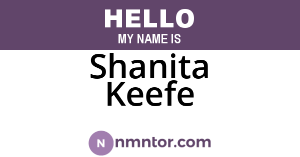 Shanita Keefe
