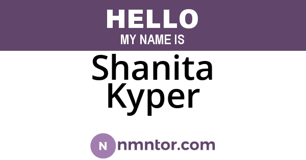 Shanita Kyper
