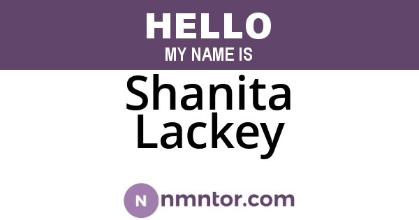 Shanita Lackey