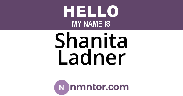 Shanita Ladner