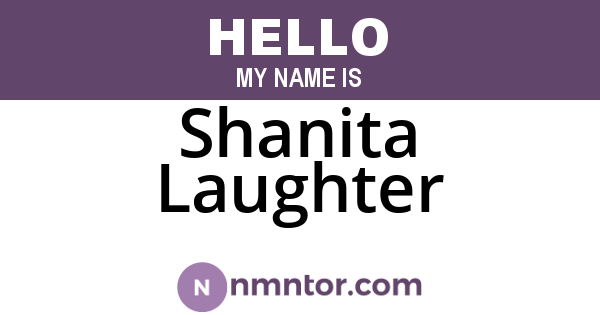 Shanita Laughter