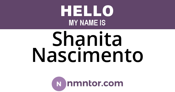 Shanita Nascimento