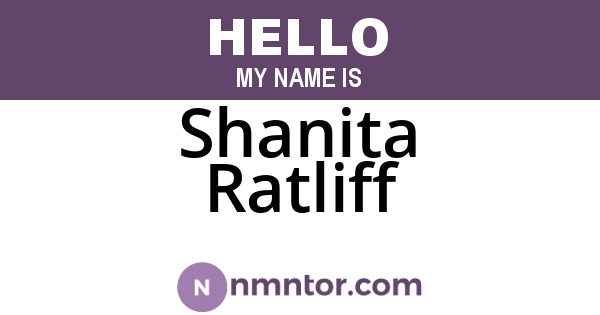 Shanita Ratliff