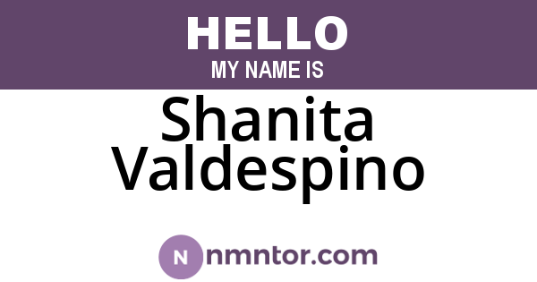 Shanita Valdespino