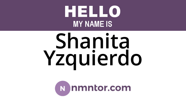 Shanita Yzquierdo