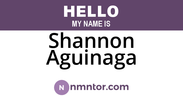 Shannon Aguinaga