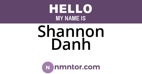 Shannon Danh