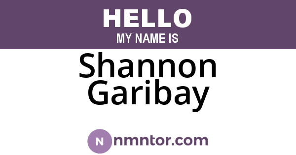 Shannon Garibay