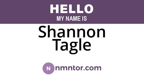 Shannon Tagle