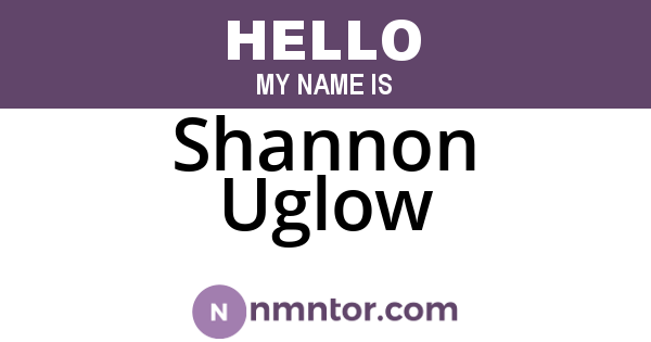 Shannon Uglow