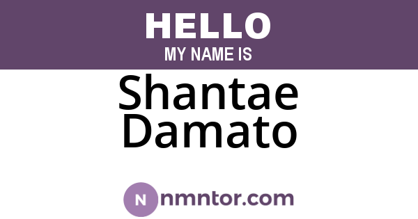 Shantae Damato