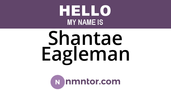Shantae Eagleman