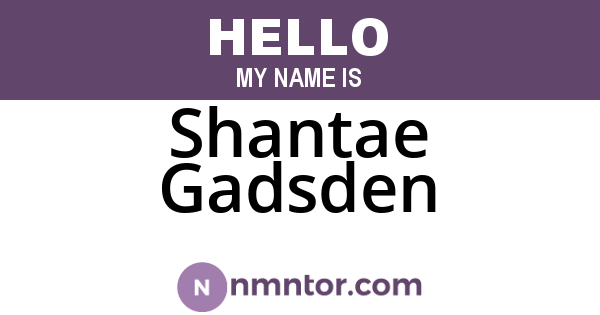Shantae Gadsden