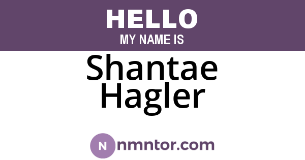 Shantae Hagler