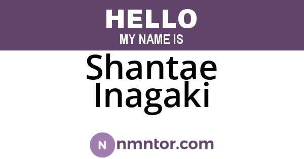 Shantae Inagaki