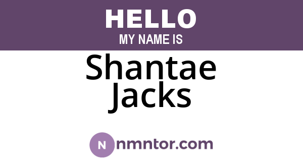 Shantae Jacks